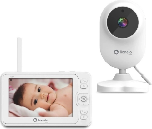 Elektronička bebi-patrola s kamerom LIONELO Babyline bijela