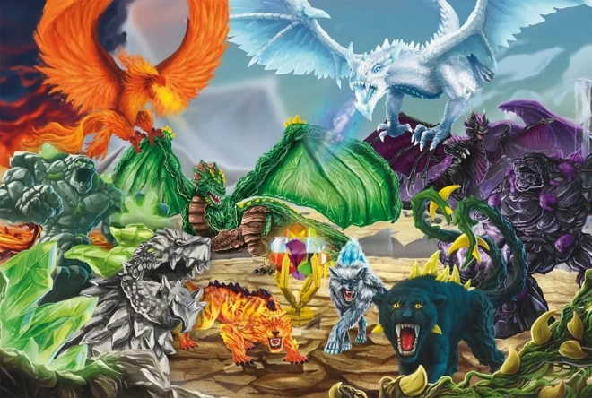 Puzzle Eldrador: Bitka za super kristal s figuricom