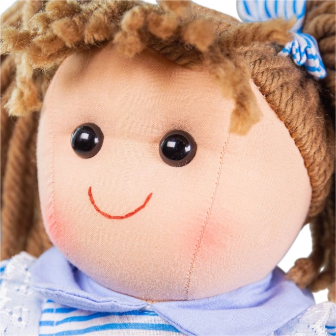 Bigjigs Toys Tkaninska lutka Amelia 38 cm