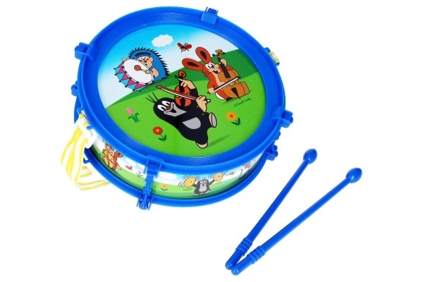 Krtek/Krtin bubanj plastika 20cm + 2 štapića u kutiji