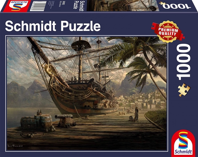 Puzzle Brod u Luci 1000 Komada