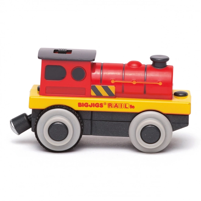 Bigjigs Rail Električna lokomotiva Crveni Jakač