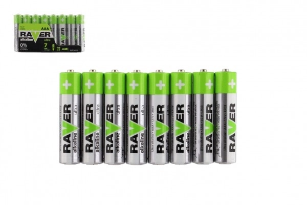 Baterije RAVER LR03/AAA 1,5 V alkalne ultra 8 kom u foliji