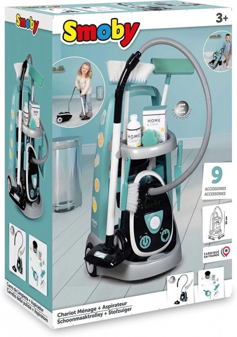Smoby kolica za čišćenje s usisavačem za djecu