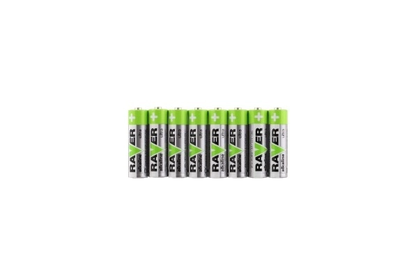 Baterije RAVER LR6/AA 1,5 V alkalne ultra 8 kom u foliji