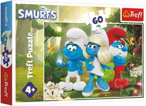 Puzzle Štrumpfovi Čarobna šuma 60 komada