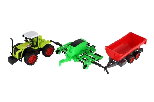 Traktor s prikolicom i vratima