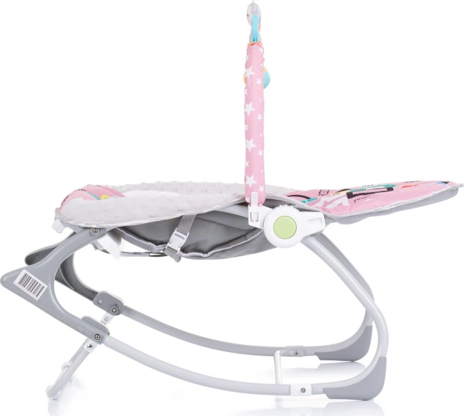 CHIPOLINO Bebe ljuljačka vibrirajuća 2u1 Baby Spa Pink