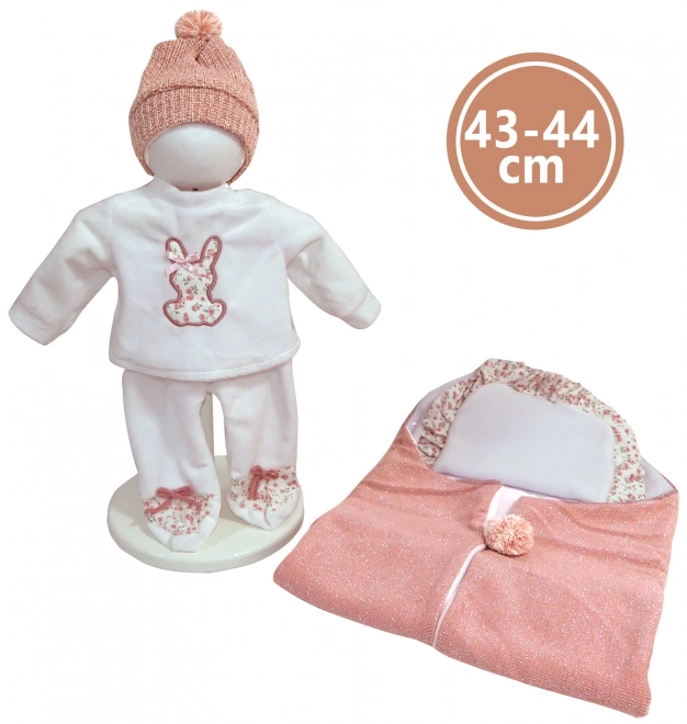 Realistična lutka beba sa zvukovima i mekim tijelom 44 cm