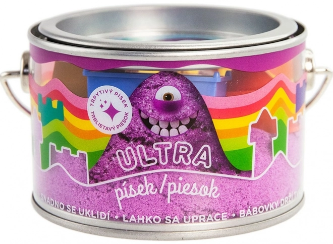 Ultra pijesak s glitterima 200g - ljubičasti