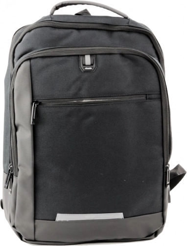 Muški USB poslovni ruksak za laptop crni 16 L 45 cm