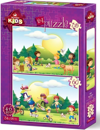 Dječje puzzle Vrijeme za igru 35 i 60 dijelova