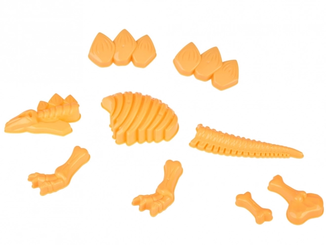 Komplet oblika dinosaurusa za pijesak s kantom