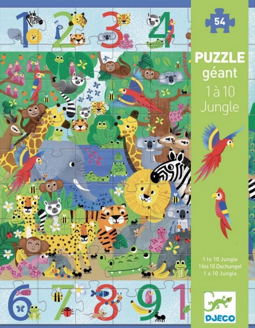 DJECO Puzzle Džungla 54 dijelova