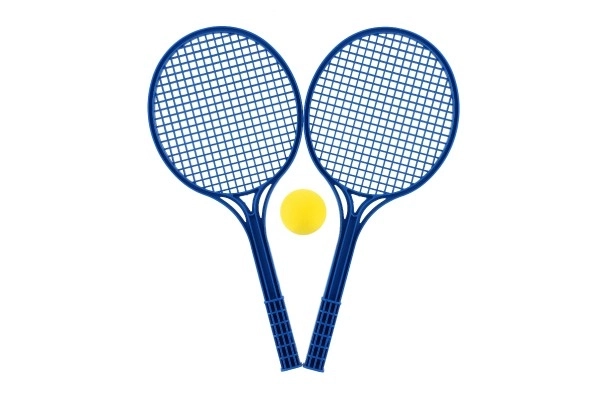 Mekani tenis plastične šarene + loptica 53cm u mreži