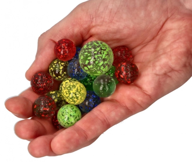 Staklene kuglice Marbles 21 kom - Mramorne kuglice