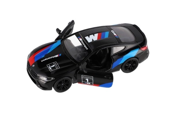 Auto Kinsmart BMW M8 Competition Coupé 1:38 metal/plastika 12,5cm 4 boje na povlačenje unatrag 12 kom u kutiji