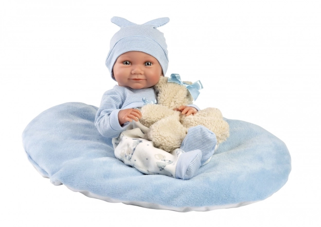 Llorens 73807 NEW BORN DJEČAK - realistična lutka beba s tijelom od cijelog vinila - 40 cm
