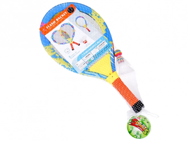Svjetlosni rekete za badminton za zabavu