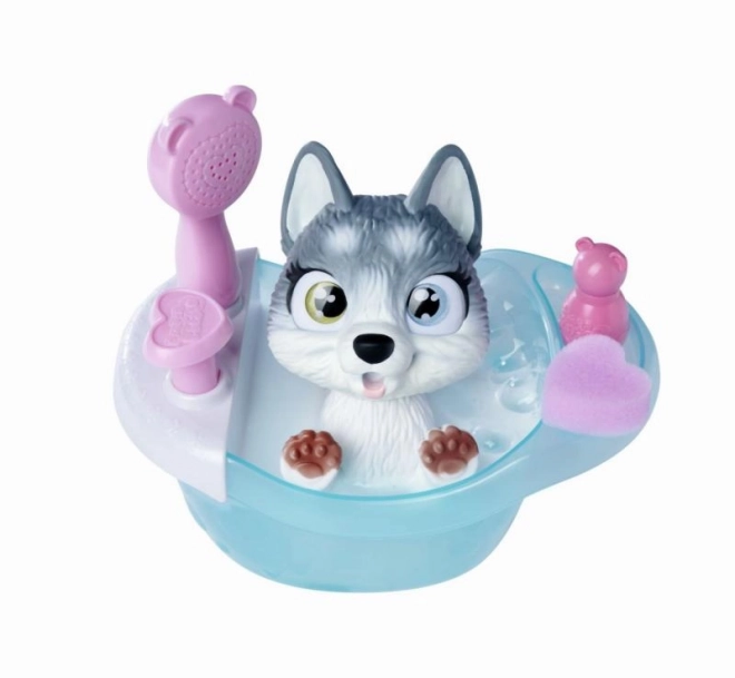 Psić Husky Pamper Petz u kadi