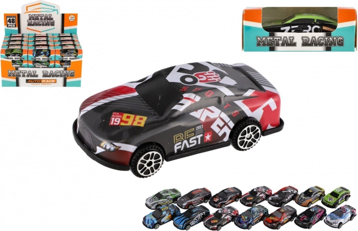 Mini trkaći auto 6 cm mix boja