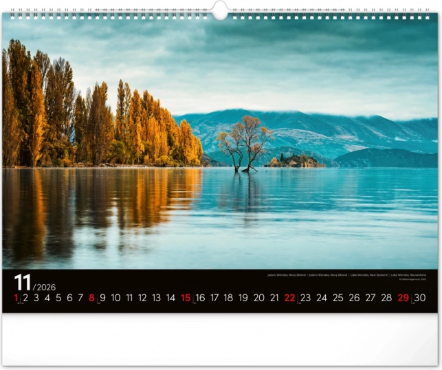 Zidni kalendar Krajine 2026