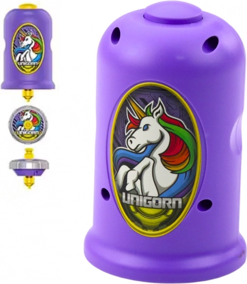 Set s lansirnom čigrom Jednorog ljubičasti