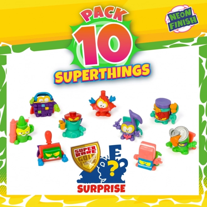 Kolekcionarska figurica SuperThings NeonPower - set 10 komada