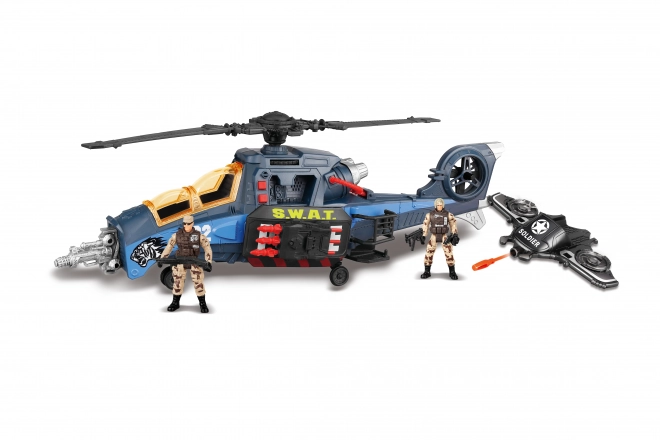 Helikopter s figuricama i efektima 60 cm