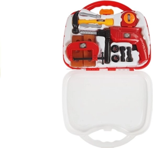 Bogat set alata u prijenosnom kovčegu