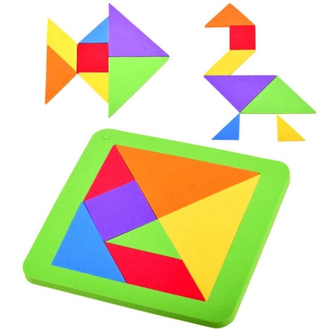 Šarena logička slagalica Tangram od meke pjene