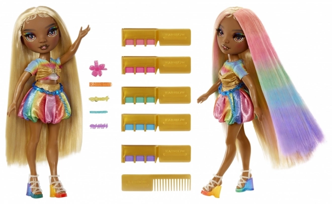 Rainbow High lutka Meline s bojama za kosu