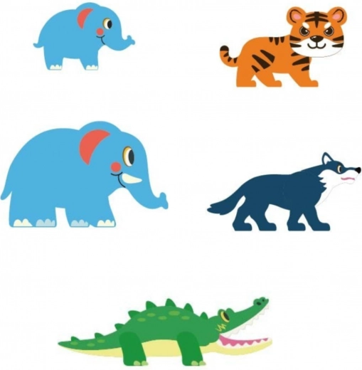 Živopisni svijet džungle sa životinjama