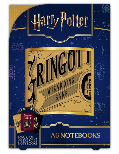 Harry Potter set liniranih blokova A6 Magical Locations