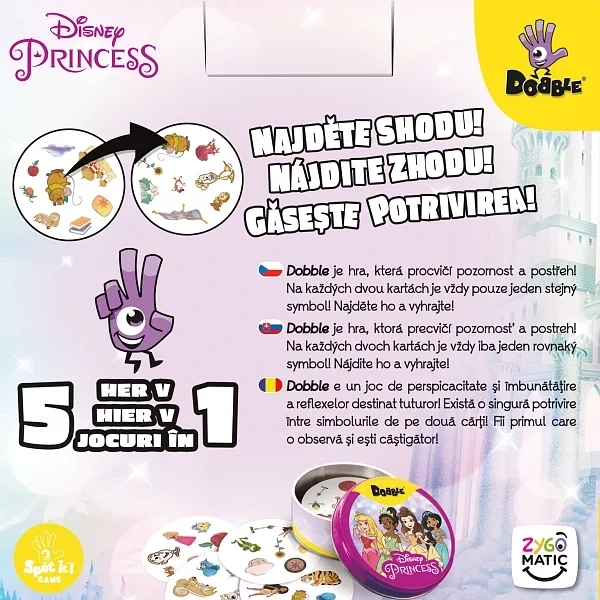 Dobble Disney princeze