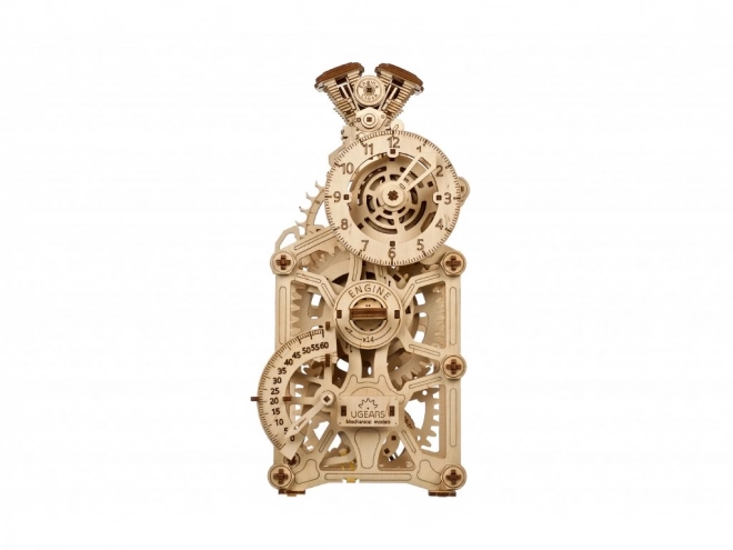 Ugears 3D drvene mehaničke puzzle Sat motora