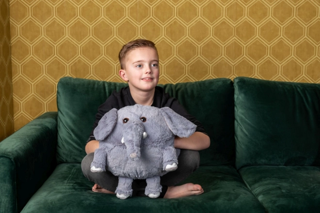 Topli plišani jastuk Slon 3 u 1 od Cozy Noxxiez