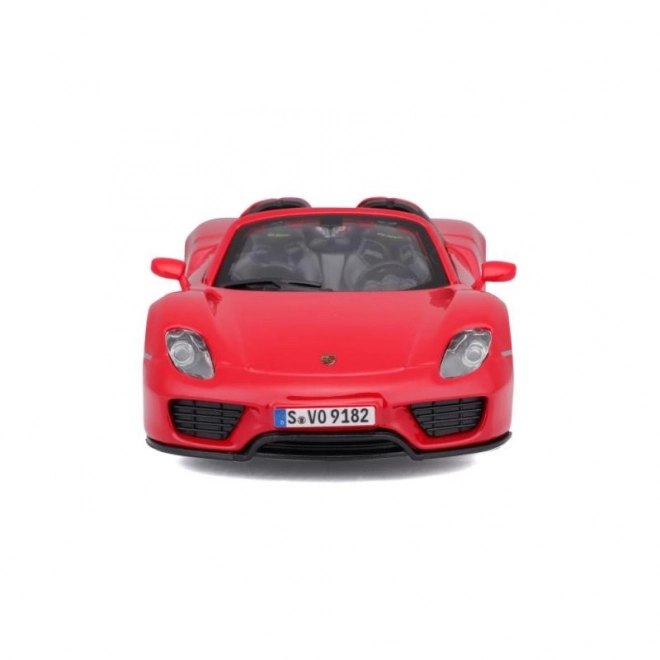 Kovinsko autiće Porsche 918 Spyder crveno