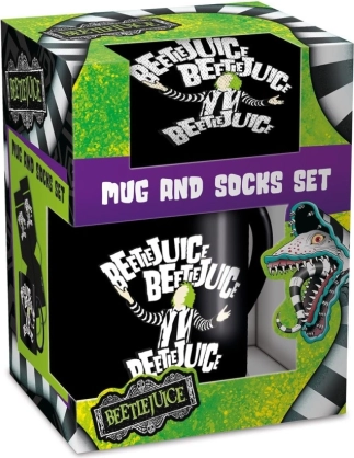 Beetlejuice muški poklon set šalica i čarape