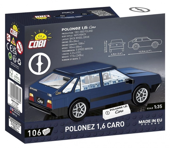 Model Polonez Caro od kockica 1:35 od COBI