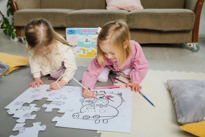 Dvostrana slagalica Peppa Pig SUPER MAXI 24 komada