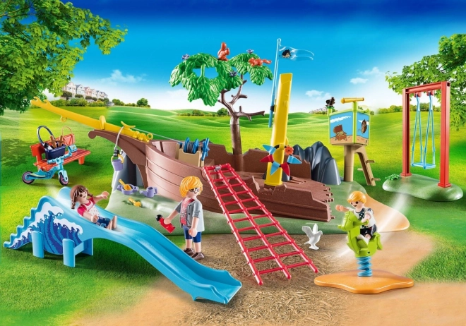 PLAYMOBIL® City Life 70741 Dječje igralište s olupinom broda