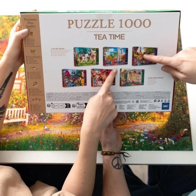 TREFL Puzzle Premium Plus Vrijeme za čaj: Željeznička stanica 1000 dijelova