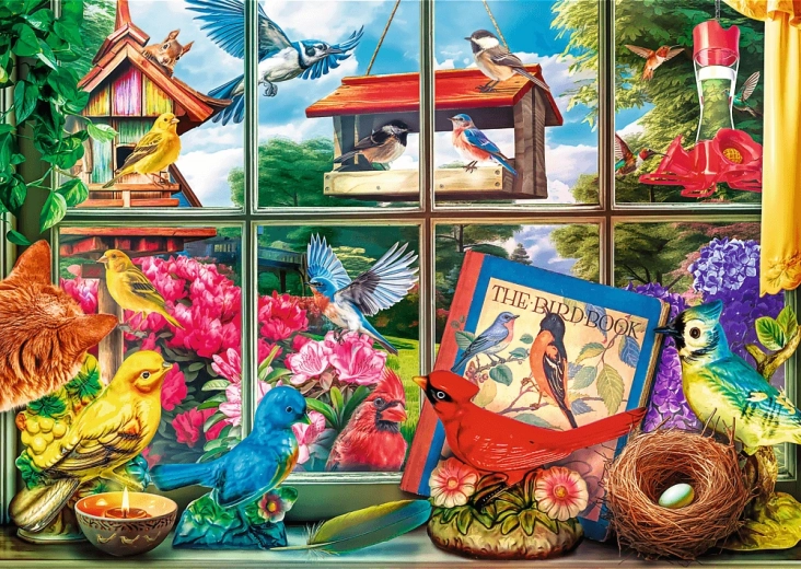 Trefl puzzle Tea Time: Svijet ptica 1000 dijelova