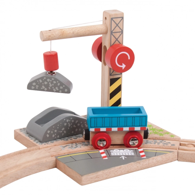 Bigjigs Rail Dizalica sa šljunkom