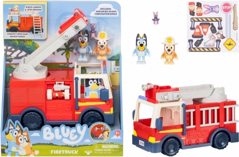 Bluey vatrogasno vozilo s figuricama