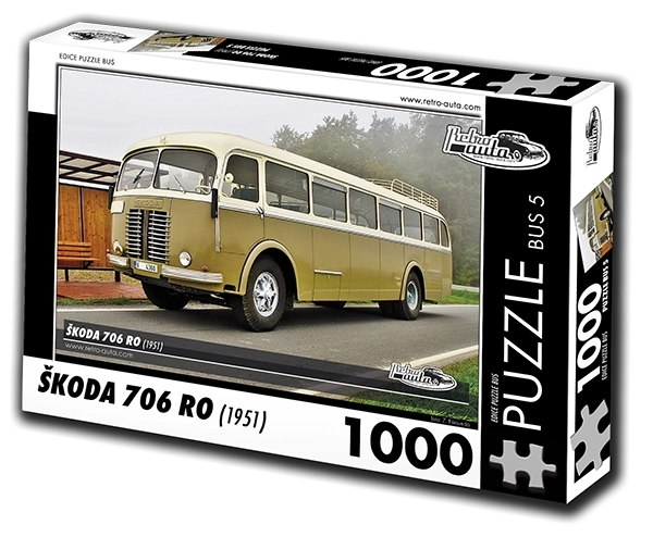 RETRO-AUTA Puzzle Autobus Škoda 706 RO (1951) 1000 dijelova