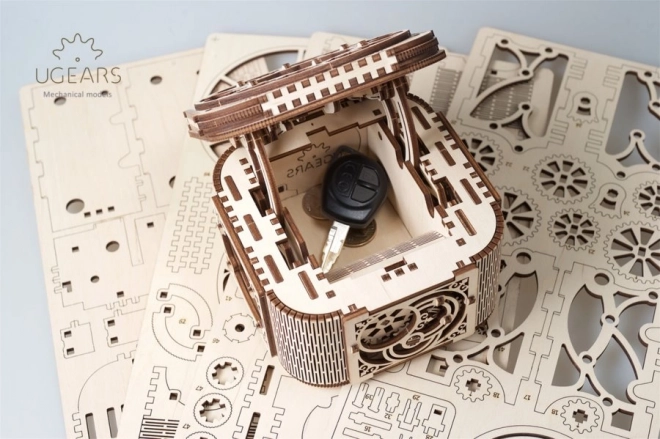 Ugears 3D drvene mehaničke puzzle Kutija za nakit