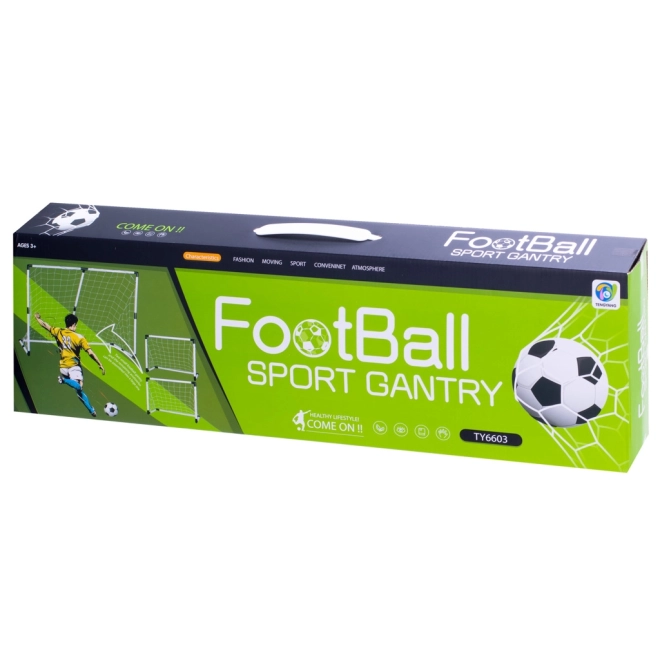Nogometni gol 2u1 za djecu 143x110x70 cm