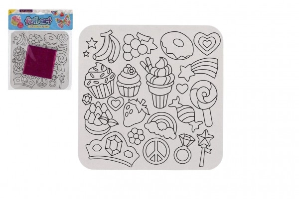 Kreativni set za čaroliju s folijskim slikama sjajnim u vrećici 22x27cm